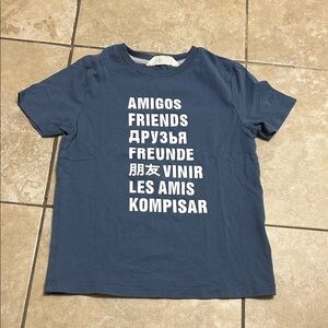 H&M Blue Graphic T-Shirt